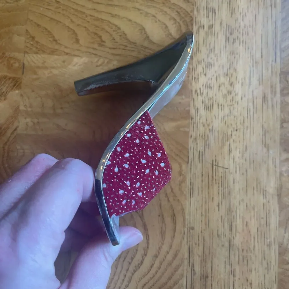 SILVER & Red Diamond High Heel Bottle Opener!